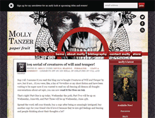 Tablet Screenshot of mollytanzer.com